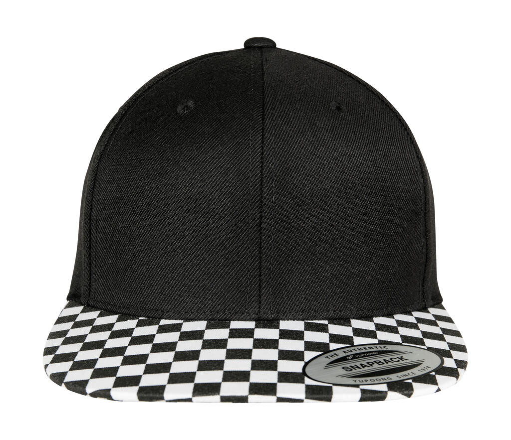 Snapback en damero Black/White
