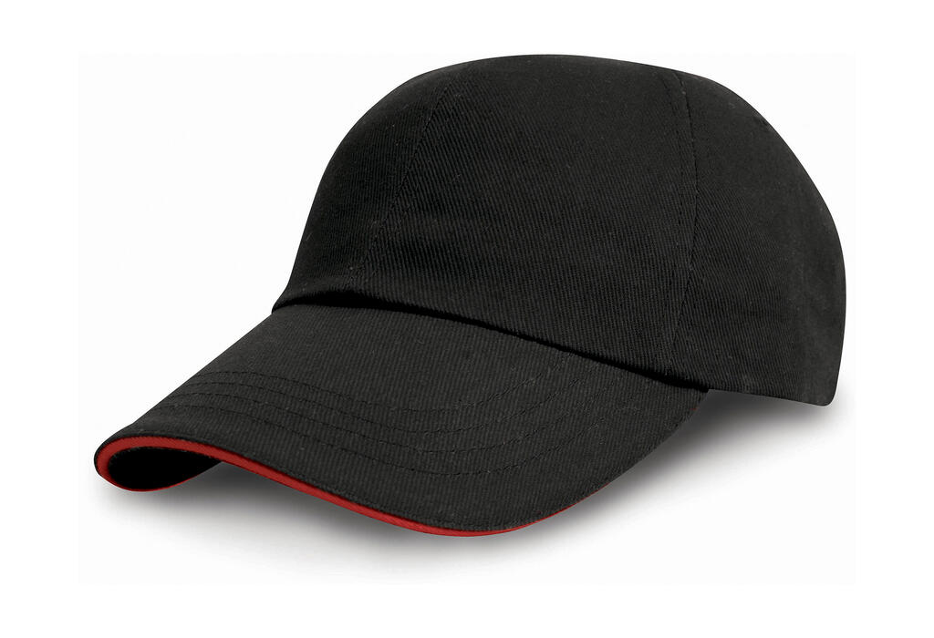 Gorra Heavy Cotton Black/Red