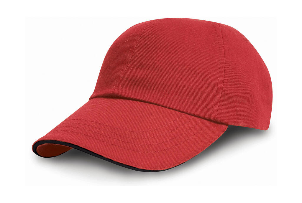 Gorra Heavy Cotton Red/Black