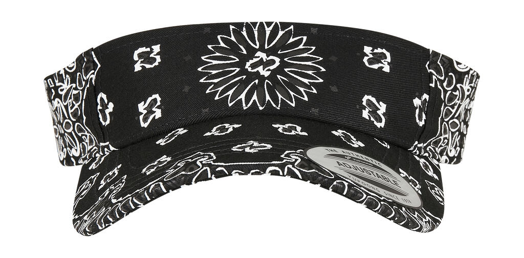 Visera Bandana estampada Black