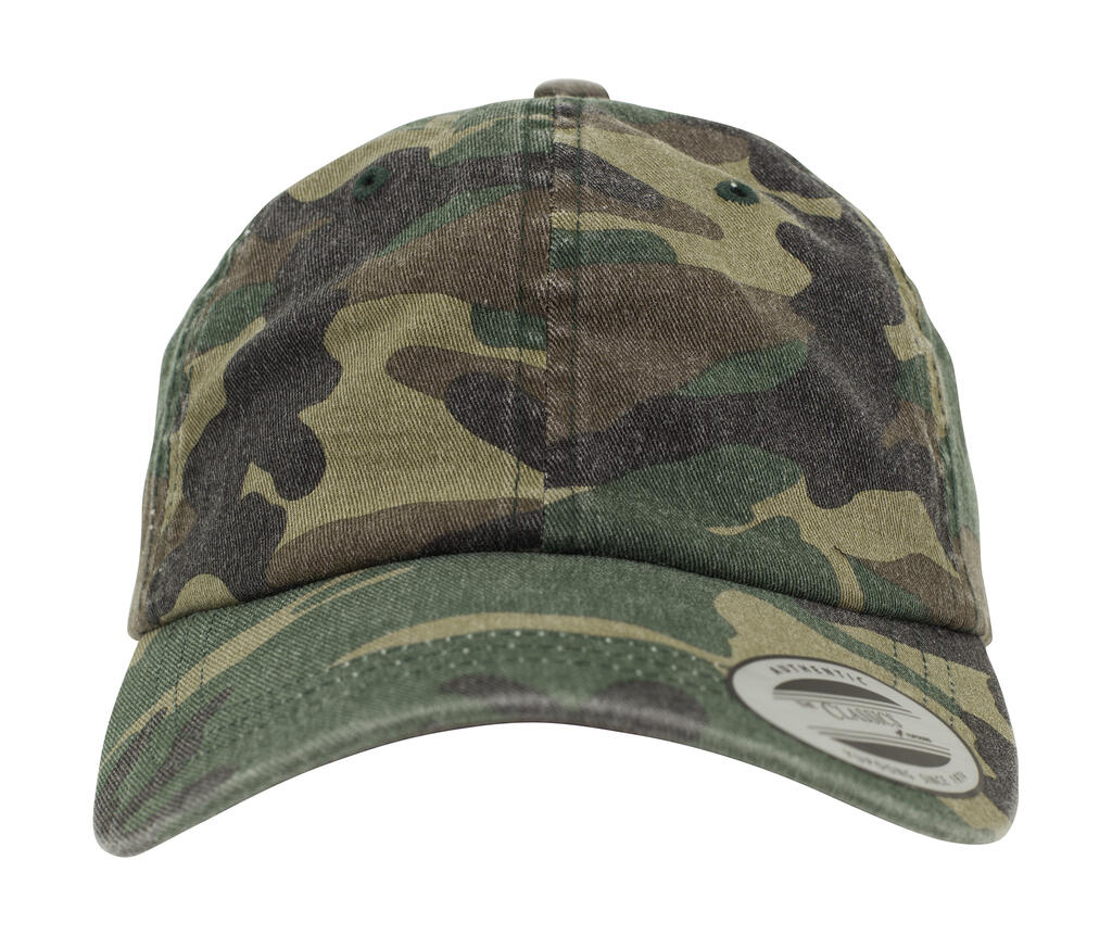 Gorra lavada Camo de perfil bajo Wood Camo