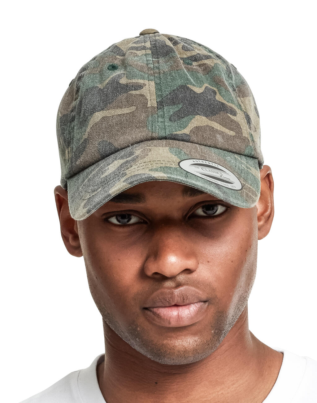 Flexfit Gorra lavada Camo de perfil bajo
