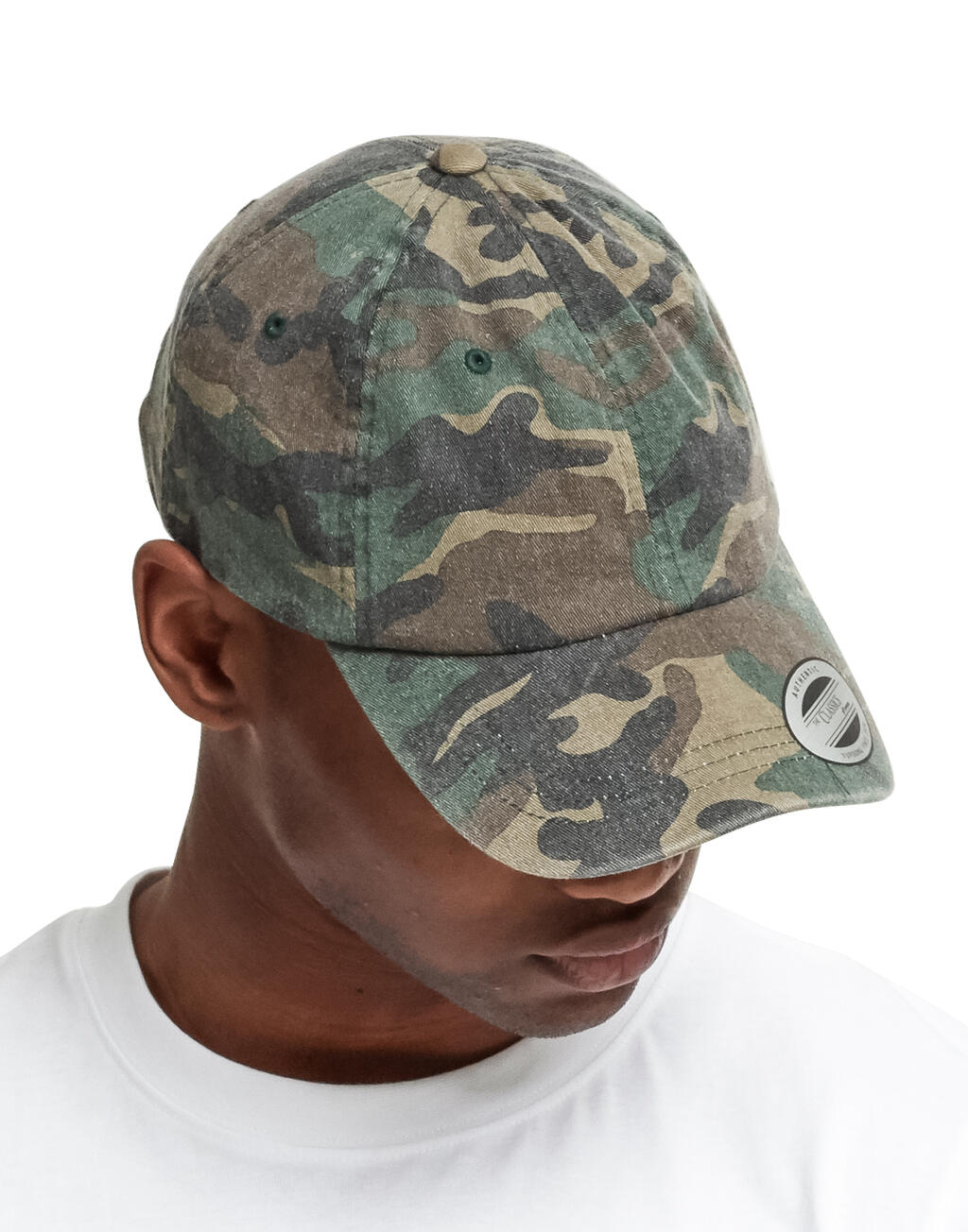  Flexfit Gorra lavada Camo de perfil bajootro