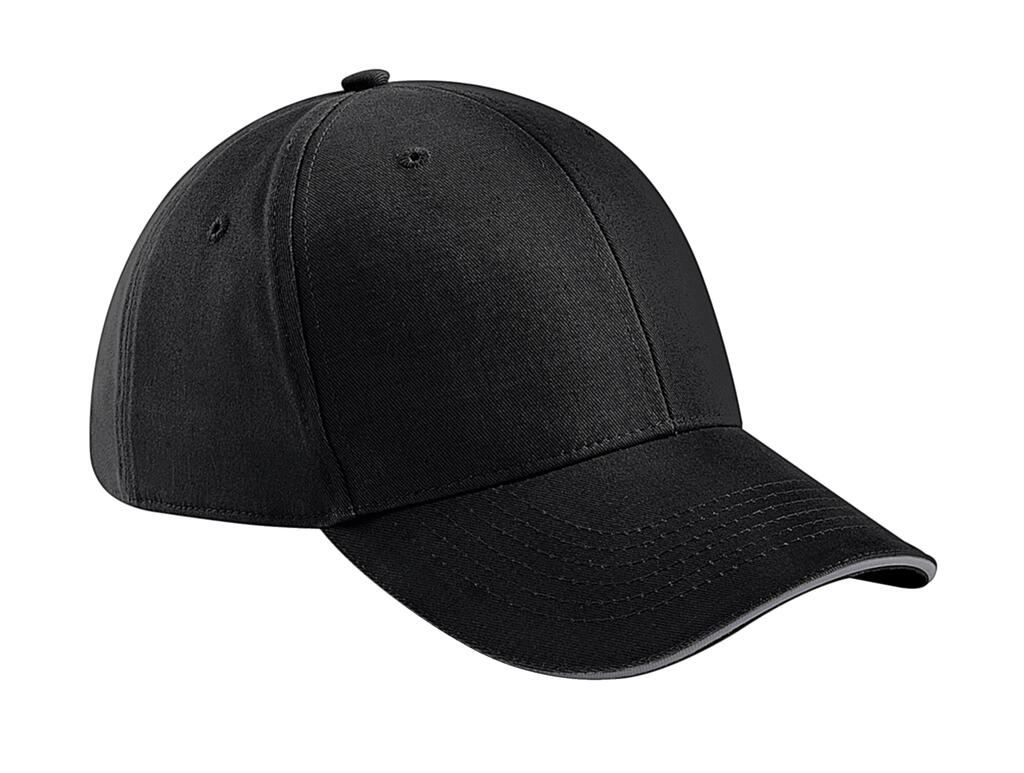 Gorra Athleisure 6 paneles Black/Graphite Grey