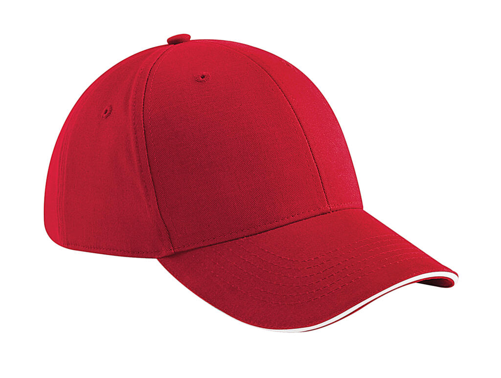 Gorra Athleisure 6 paneles Classic Red/White