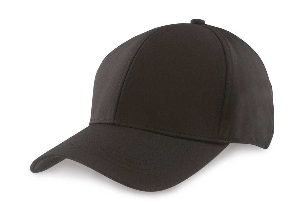 Gorra Soft Shell 6 paneles Black