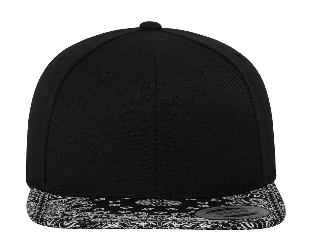 Bandana Snapback Black/Paisley