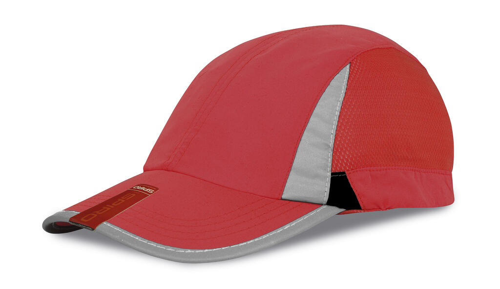 Gorra de deporte SPIRO Red/Black