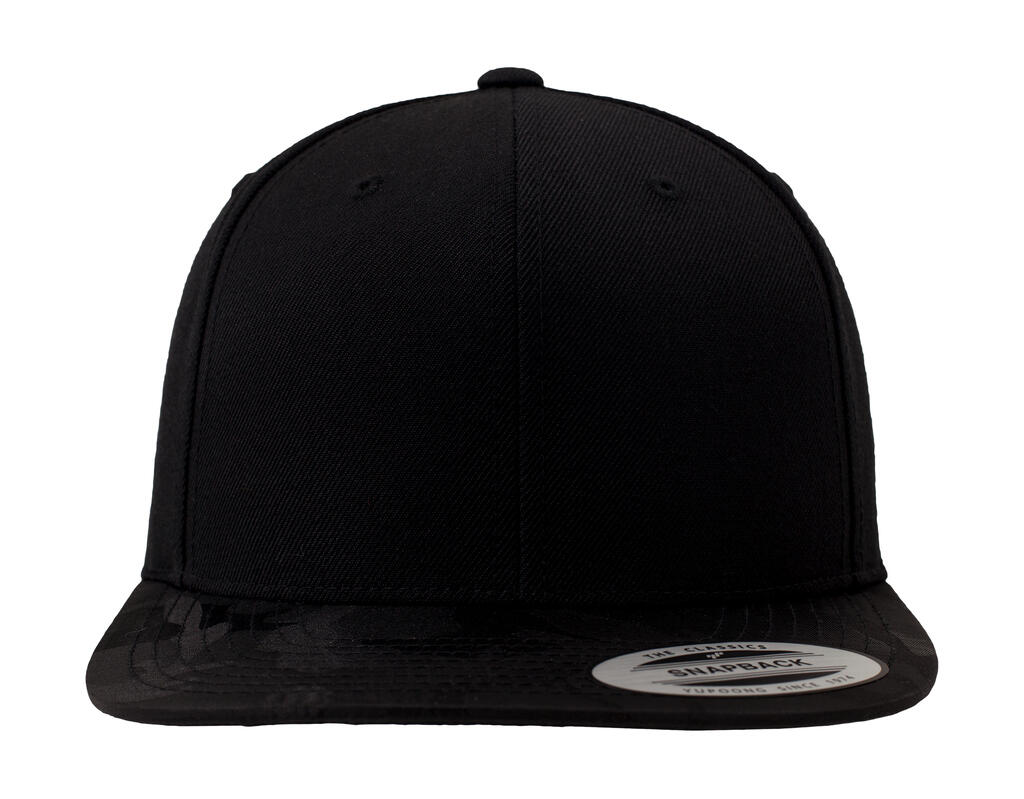 Visera de Camuflaje Snapback Black Camo