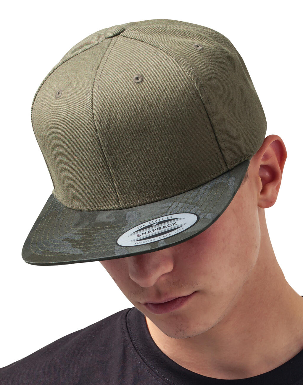 Flexfit Visera de Camuflaje Snapback