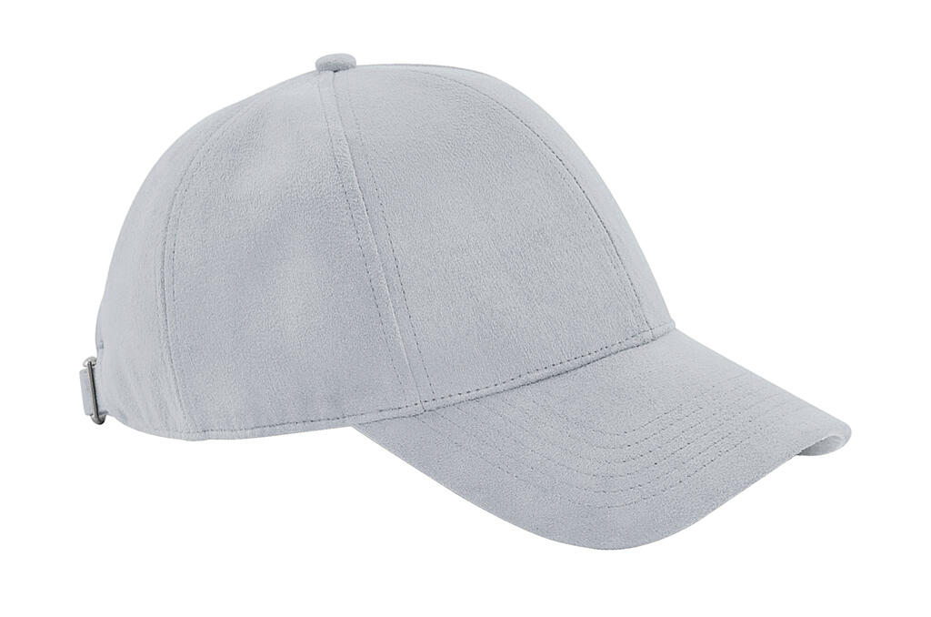 Gorra de 6 paneles (tacto gamuza) Light Grey