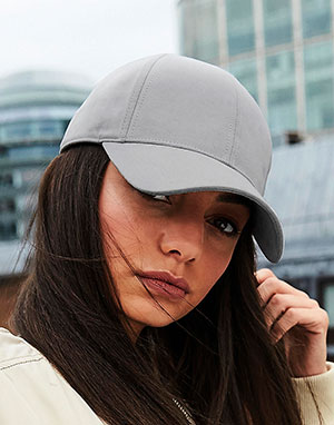 Beechfield Gorra de 6 paneles (tacto gamuza)