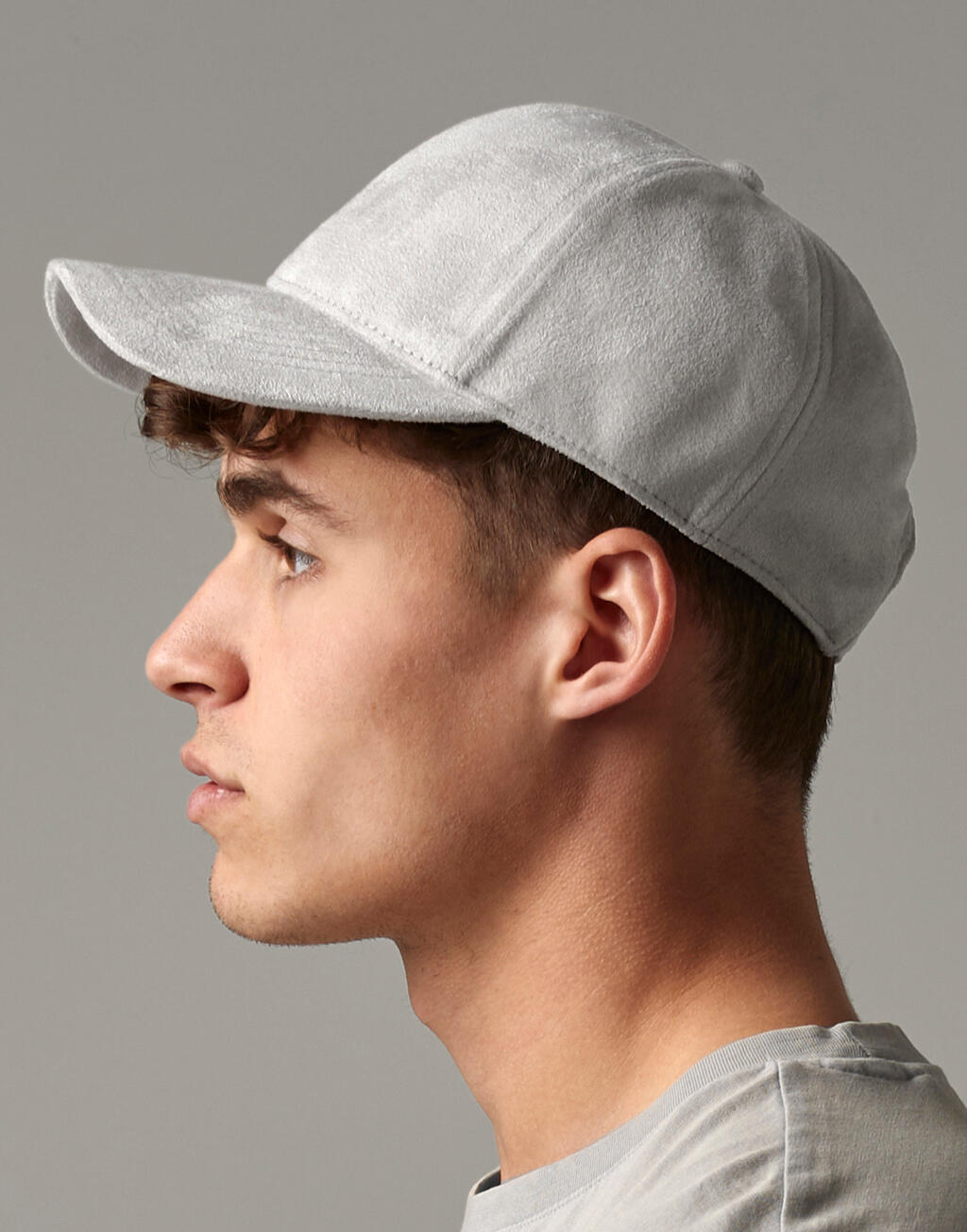 Gorra de 6 paneles (tacto gamuza)