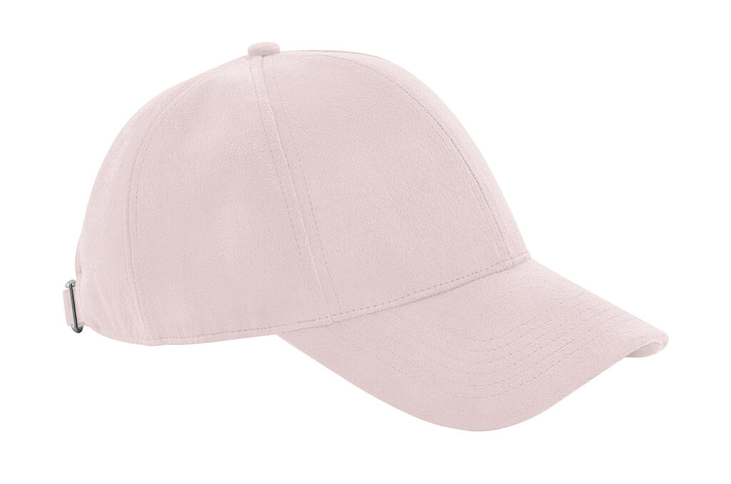 Gorra de 6 paneles (tacto gamuza) Dusky Pink