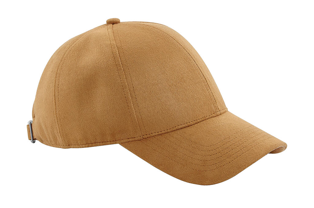 Gorra de 6 paneles (tacto gamuza) Caramel