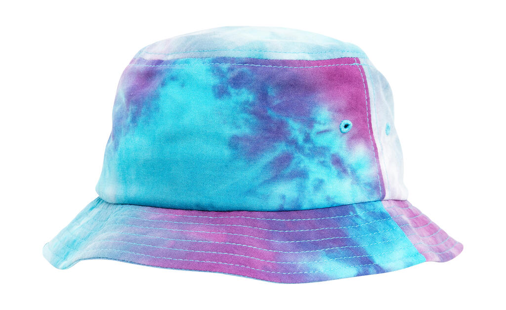 Gorro Bucket Festival Print Purple Turquoise