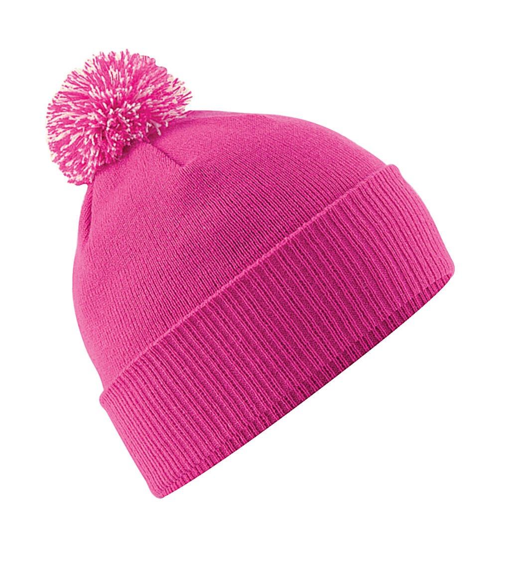 Gorro Snowstar Fuchsia/Off White