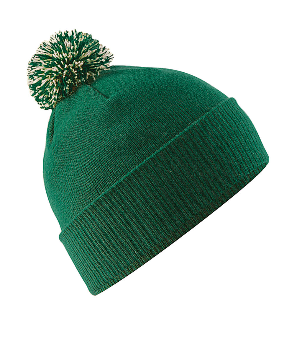 Gorro Snowstar Bottle Green/Off White