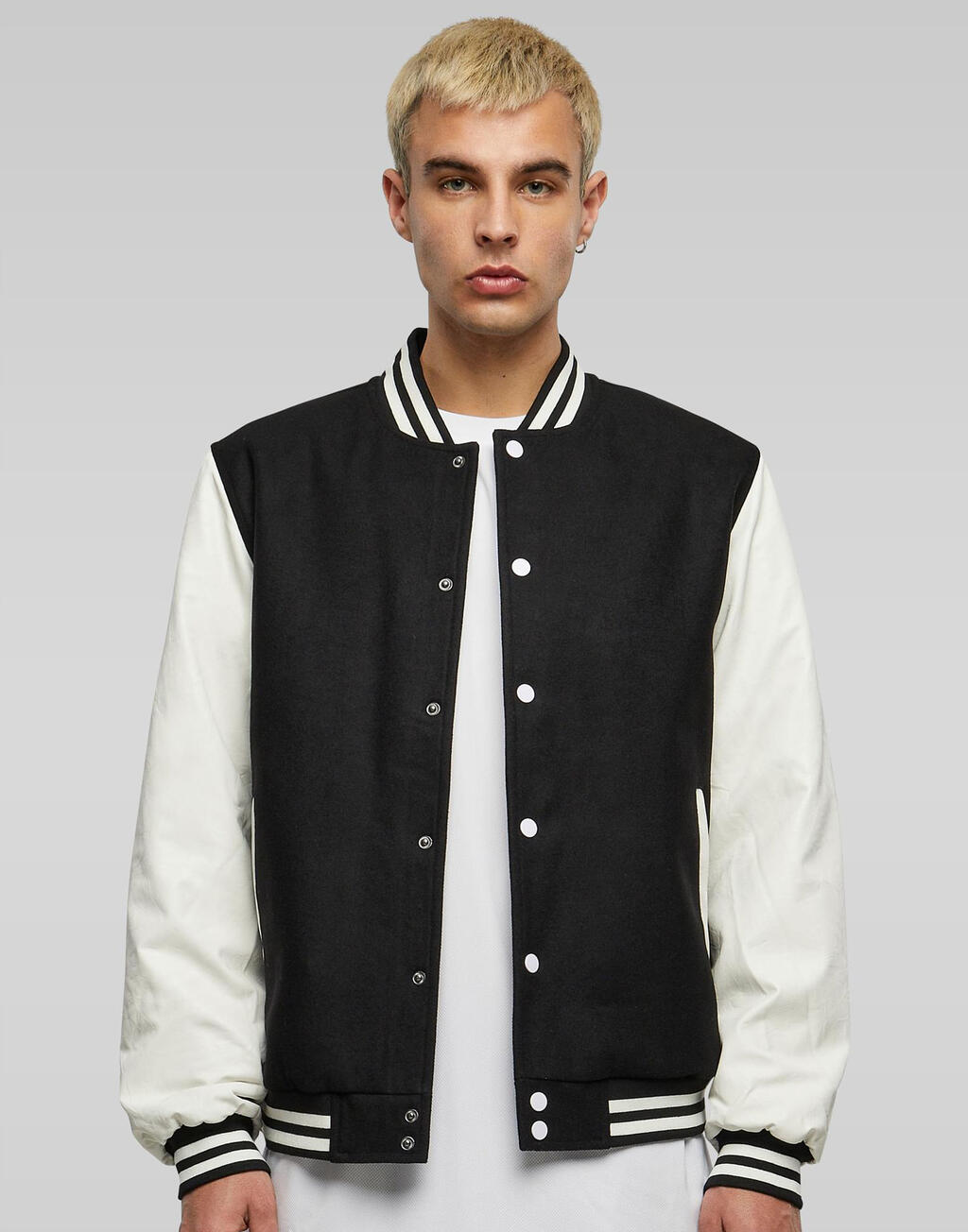 Oldschool College Jacket Black/White