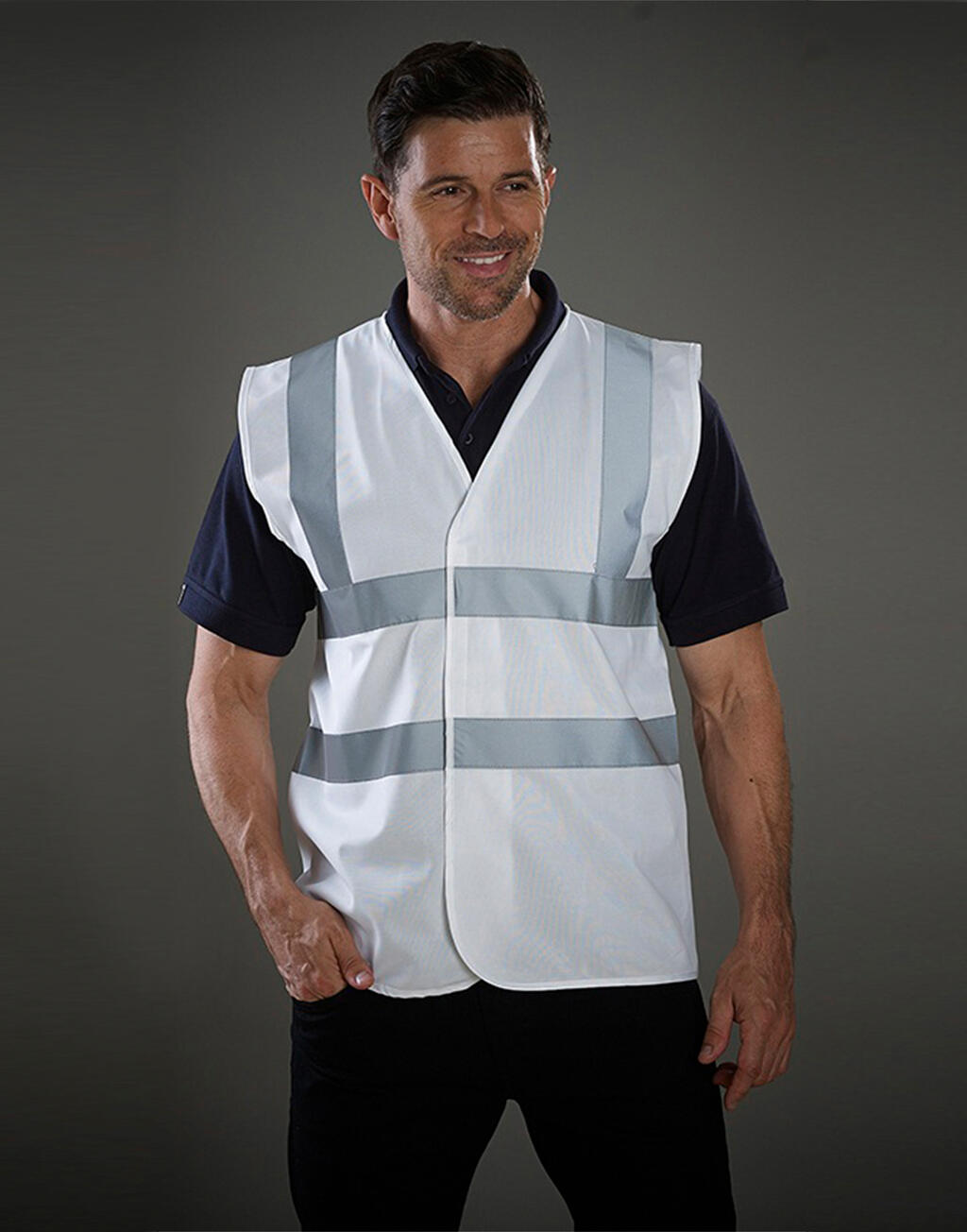  Yoko Chaleco de seguridad de 2 franjas Fluootro