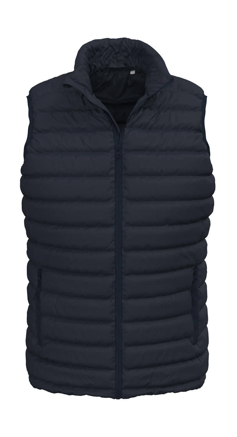 Chaleco Acolchado Lux Hombre Blue Midnight