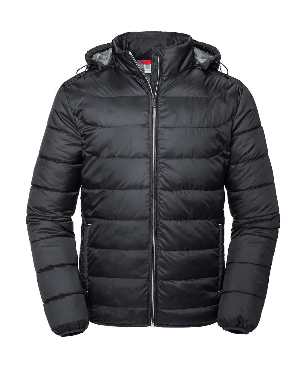 Chaqueta Nano con capucha hombre Black