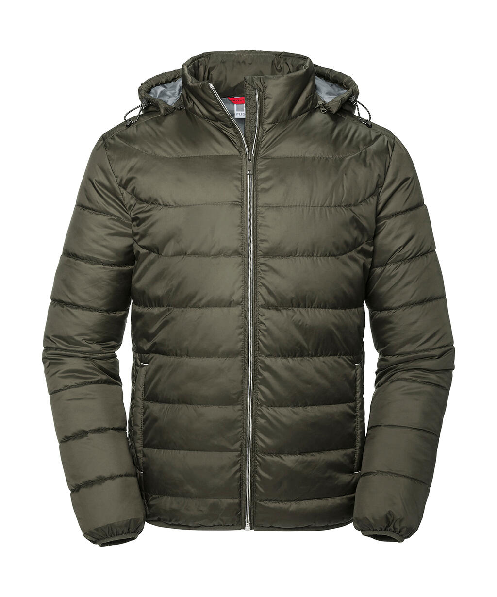Chaqueta Nano con capucha hombre Dark Olive