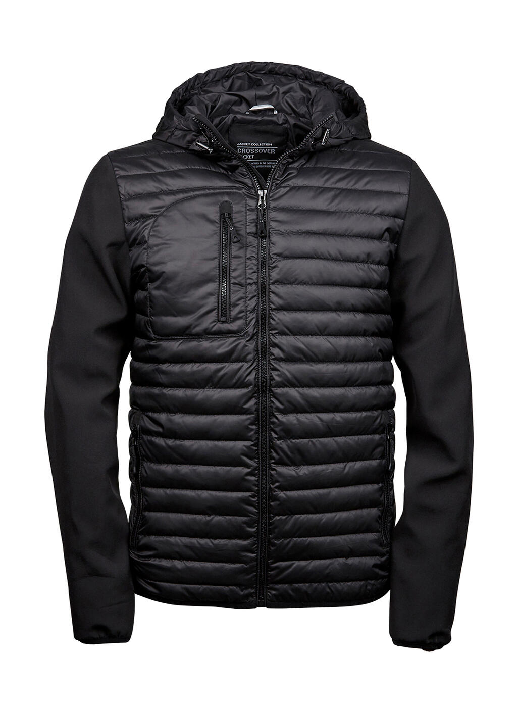 Chaqueta Crossover con capucha hombre Black