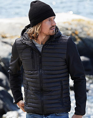 Tee Jays Chaqueta Crossover con capucha hombre