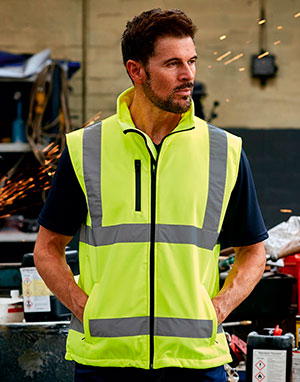 Yoko Chaleco Softshell Fluo