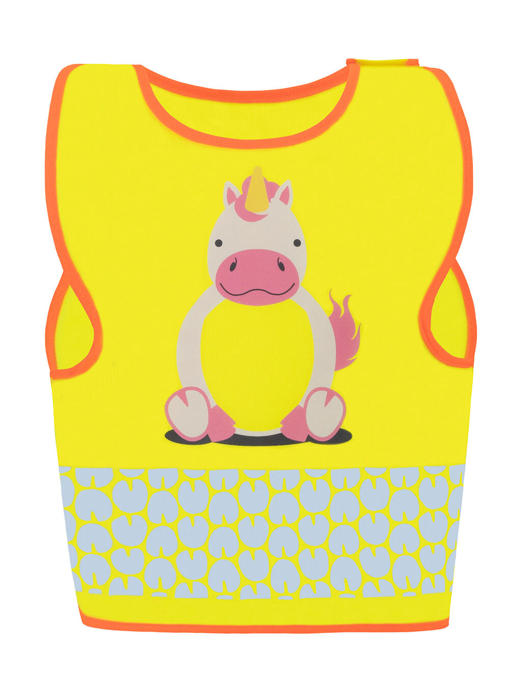 Chaleco de seguridad infantil Funtastic Wildlife Unicorn Yellow