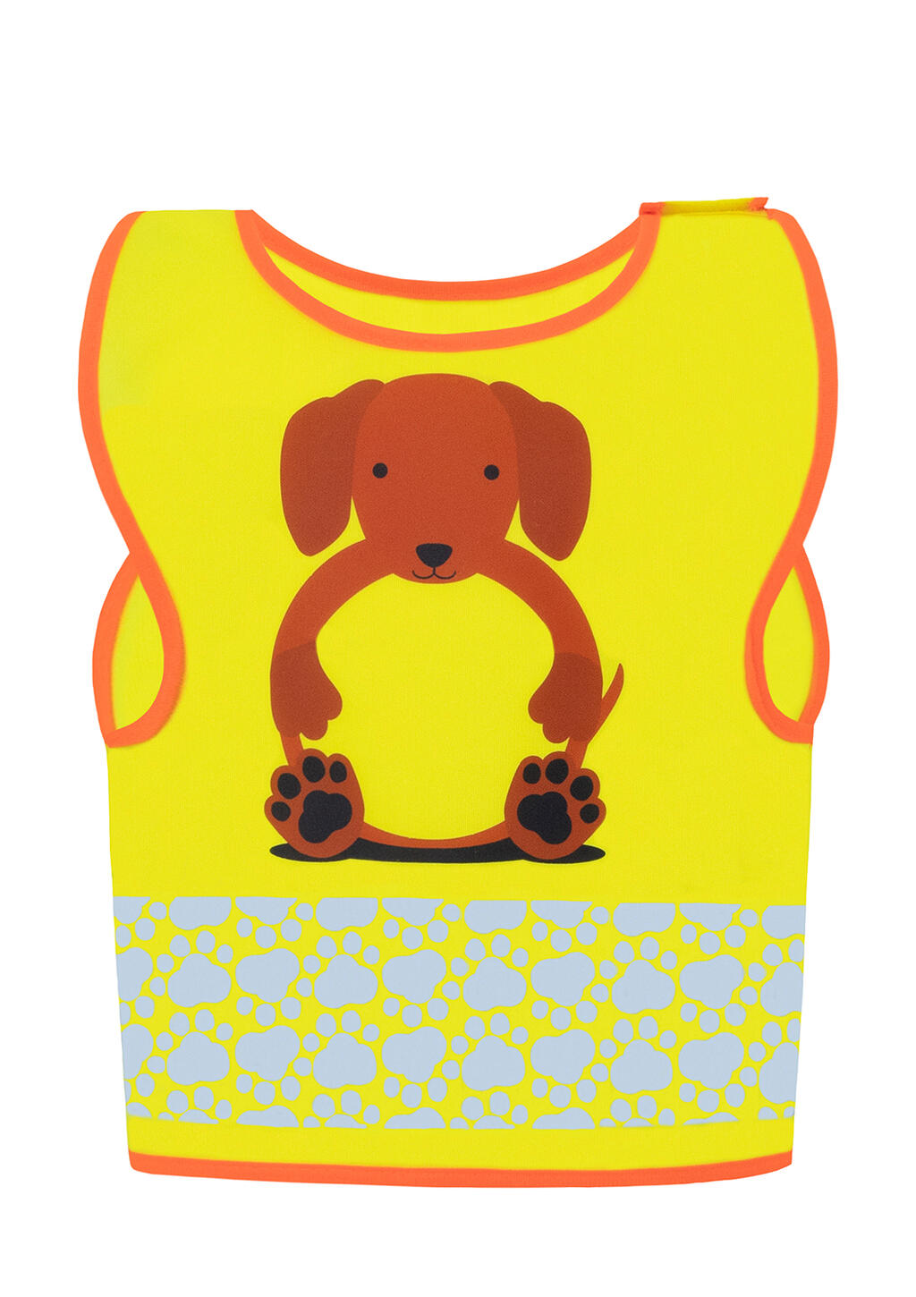Chaleco de seguridad infantil Funtastic Wildlife Dog Yellow