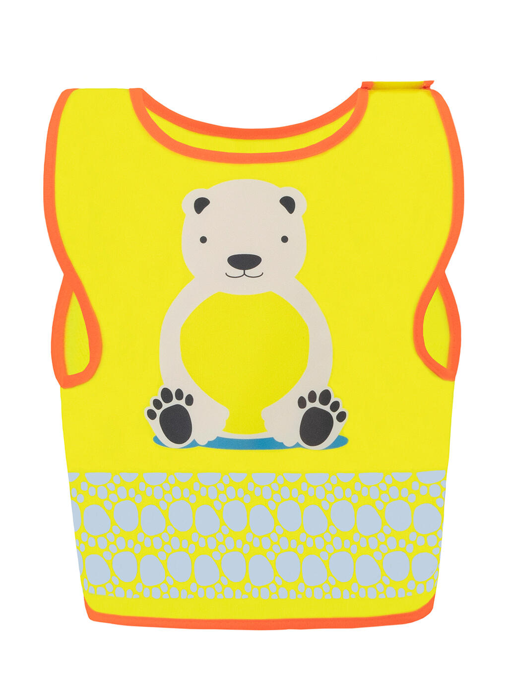 Chaleco de seguridad infantil Funtastic Wildlife Polar Bear Yellow