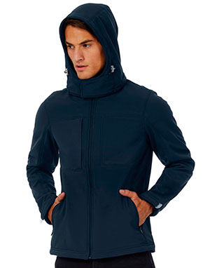 B & C Chaqueta Softshell Hooded Softshell/men