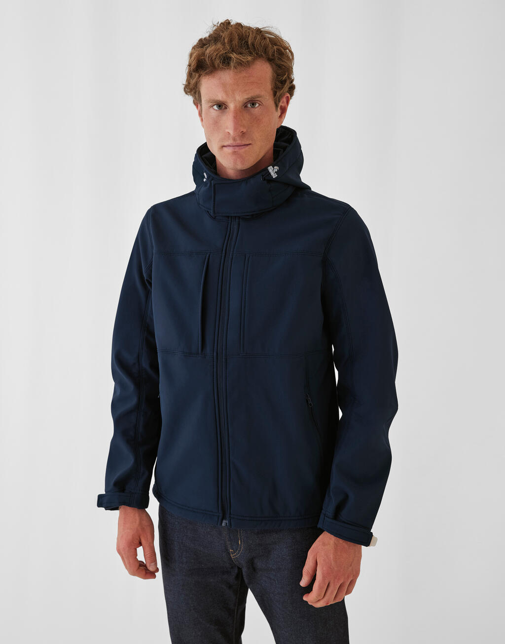  B & C Chaqueta Softshell Hooded Softshell/menotro