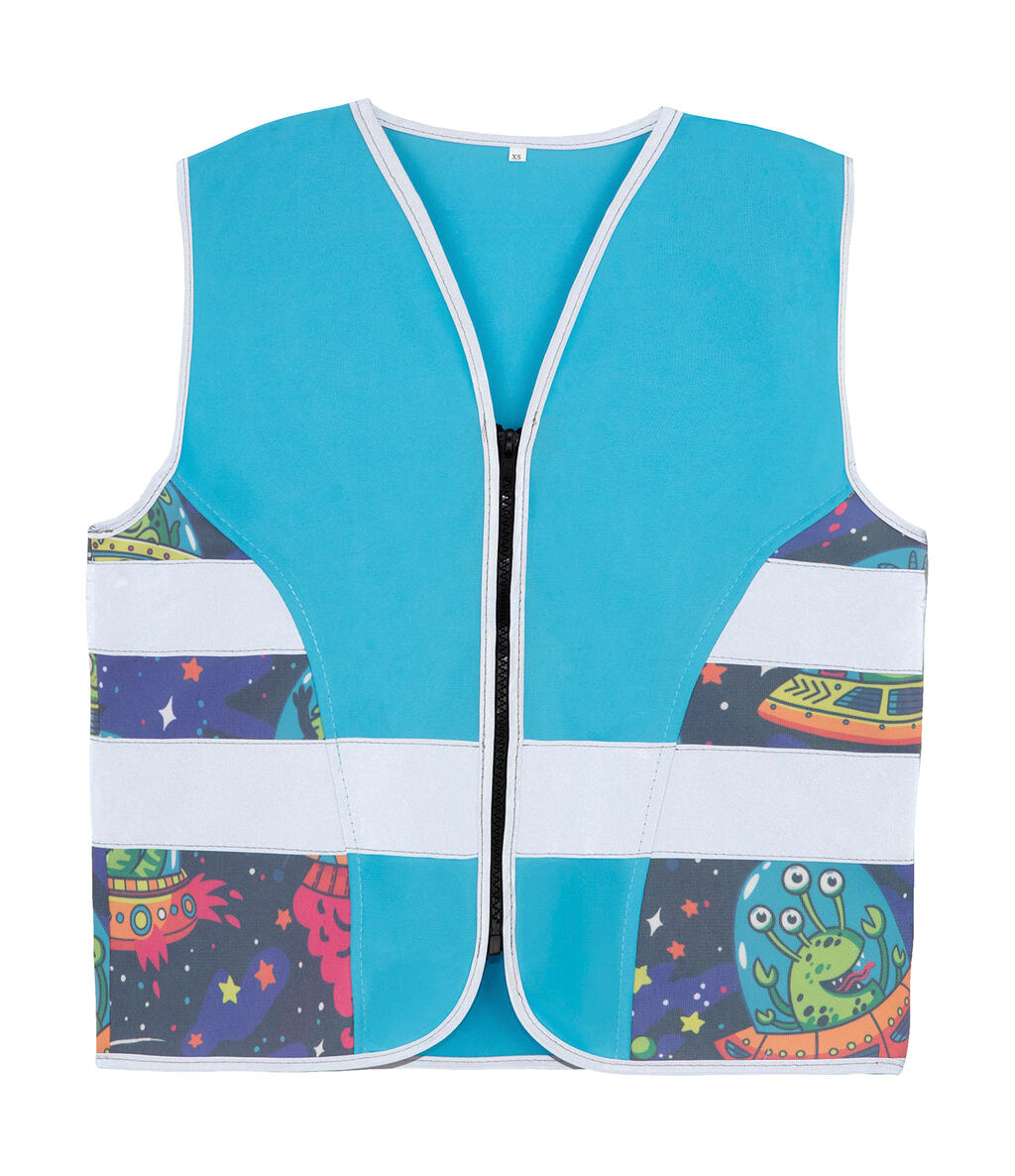 Chaleco de seguridad infantil Action Alien Blue