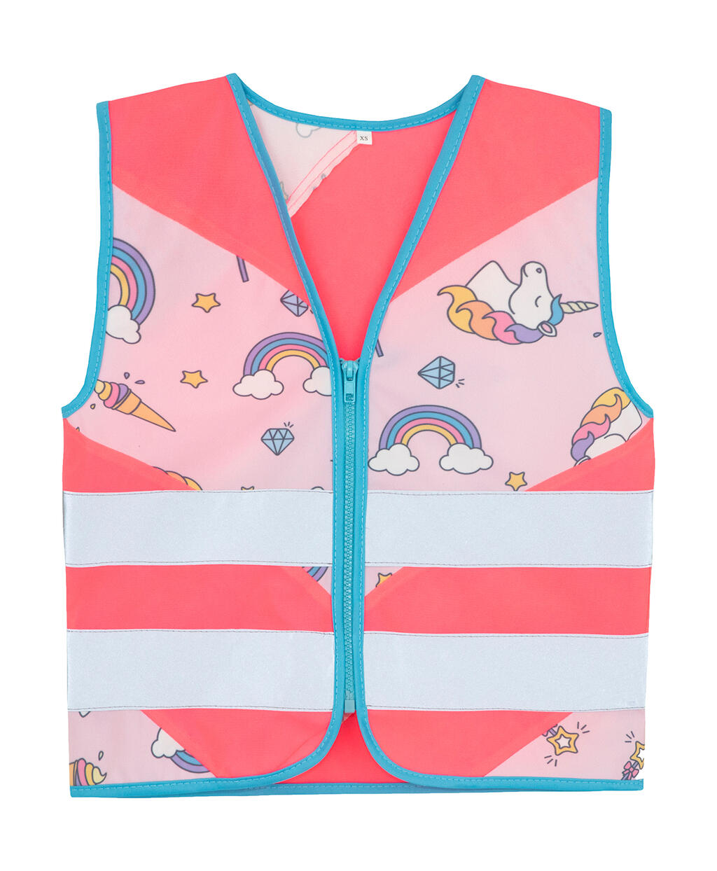 Chaleco de seguridad infantil Action Unicorn Pink