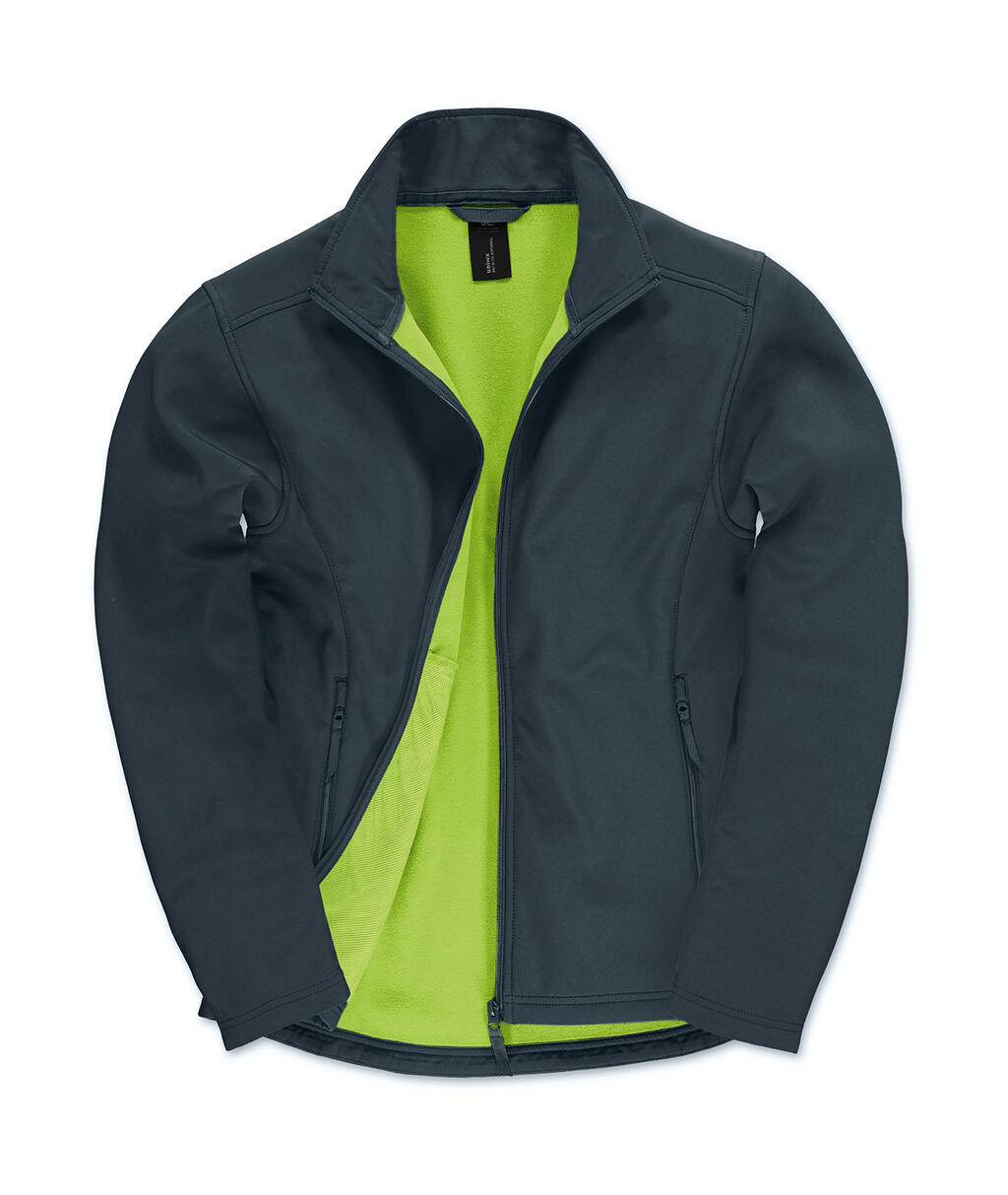 Softshell ID.701 hombre Navy/Neon Green