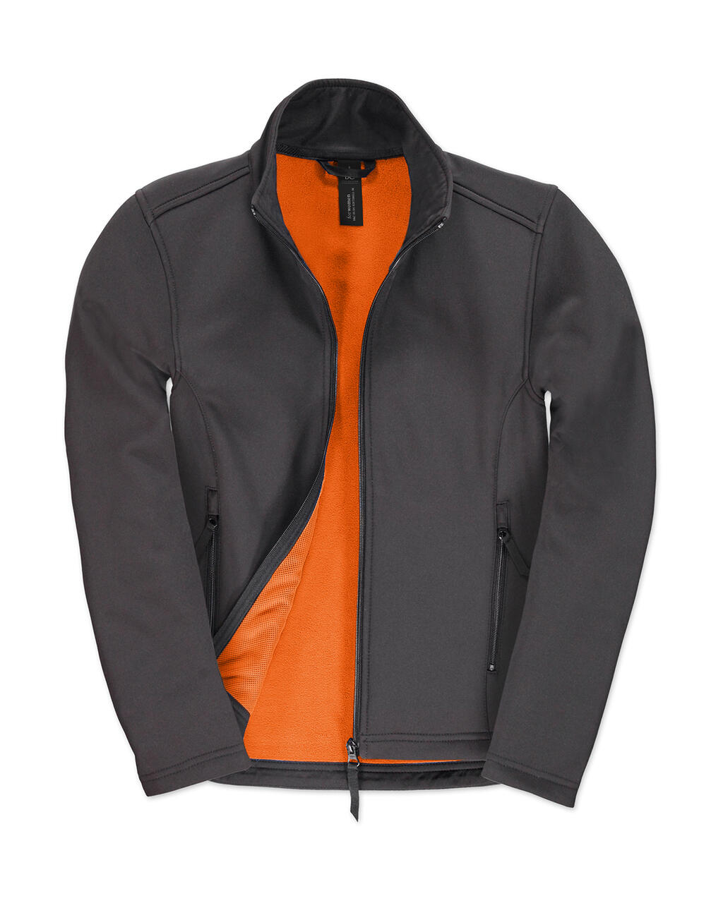 Softshell ID.701 mujer Dark Grey/Neon Orange