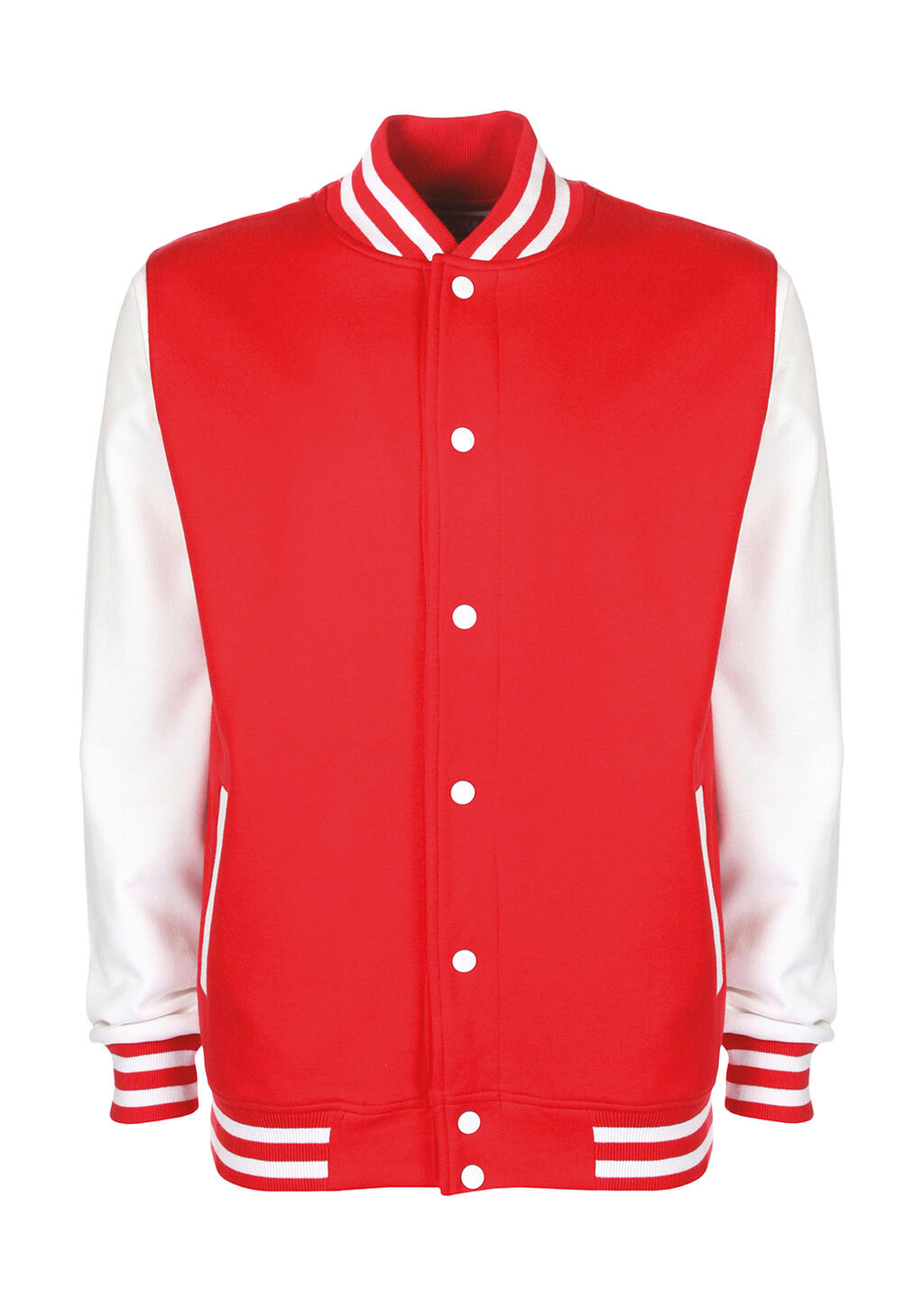 Chaqueta Universitaria Fire Red/White