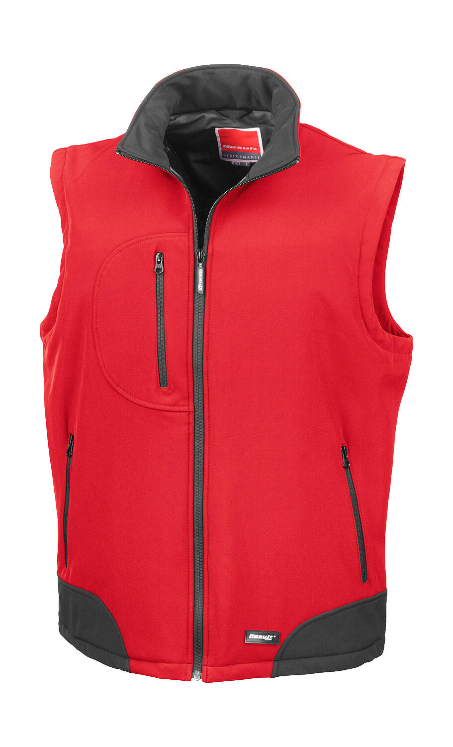 Chaleco Softshell Red/Black