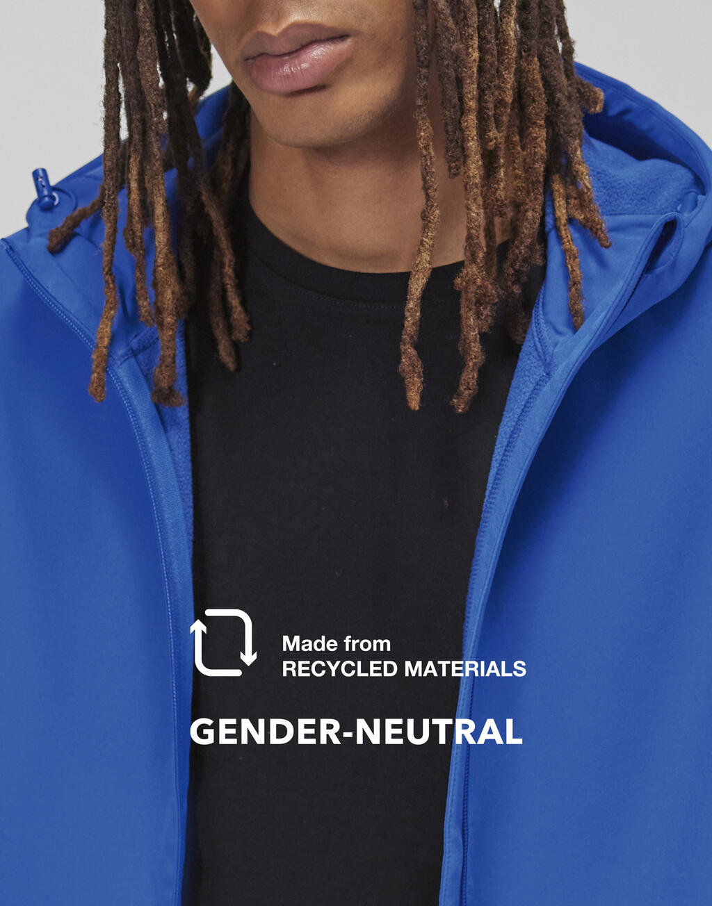  B & C Softshell de 3 Capas con Capucha Resetotro