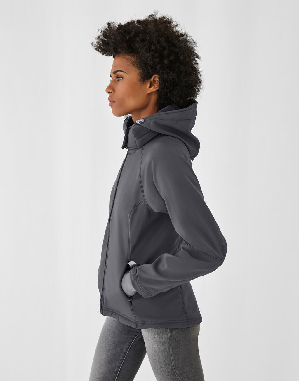  B & C Chaqueta Hooded Softshell/womenotro