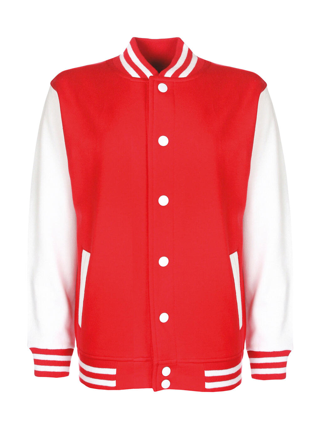 Chaqueta Universitaria niños Fire Red/White