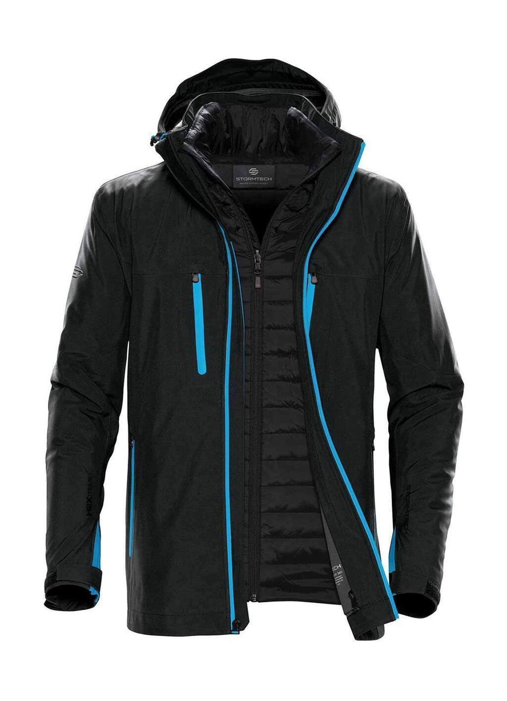Chaqueta Matrix System hombre Black/Electric Blue