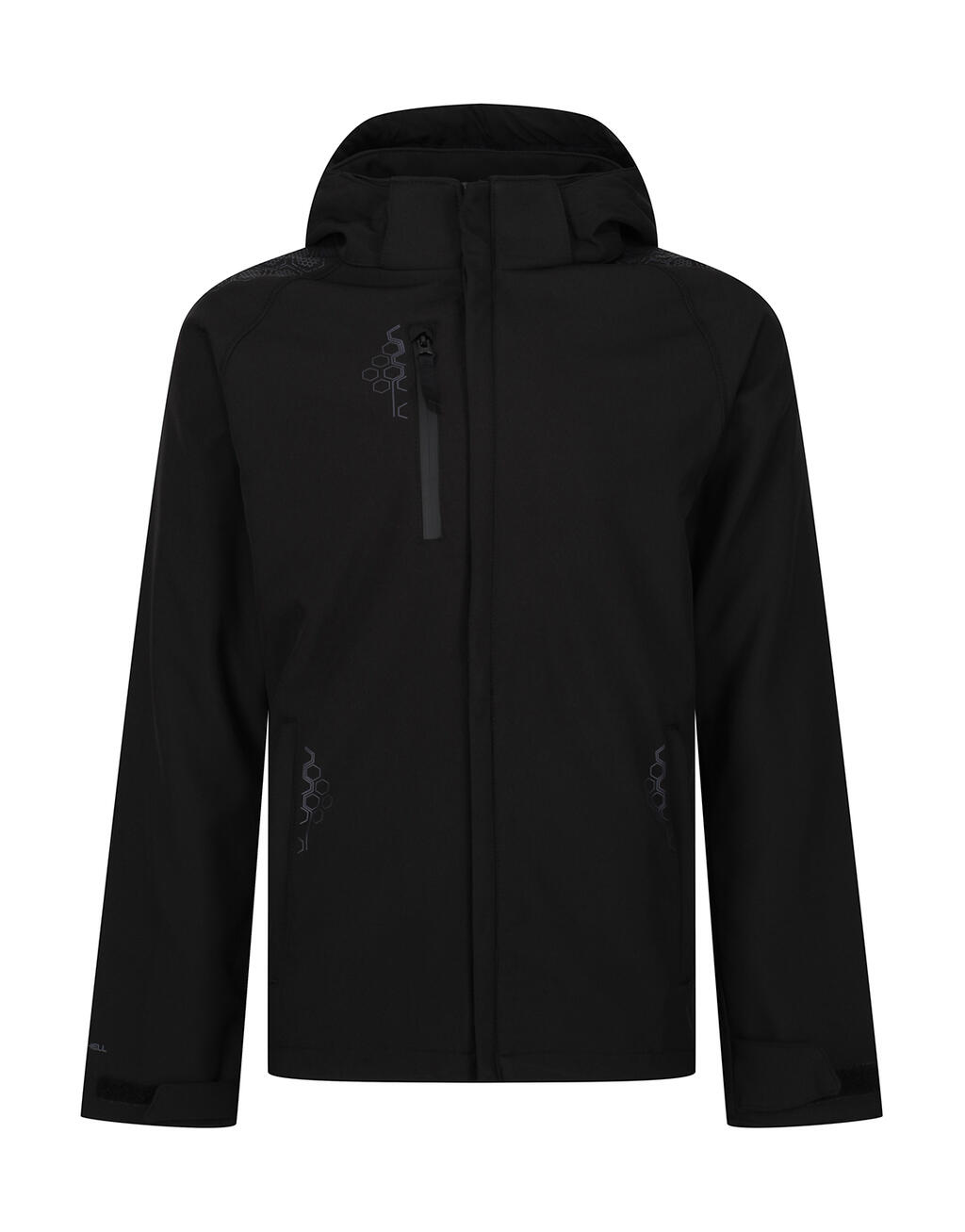 Repeller Lined Hooded Softshell Black