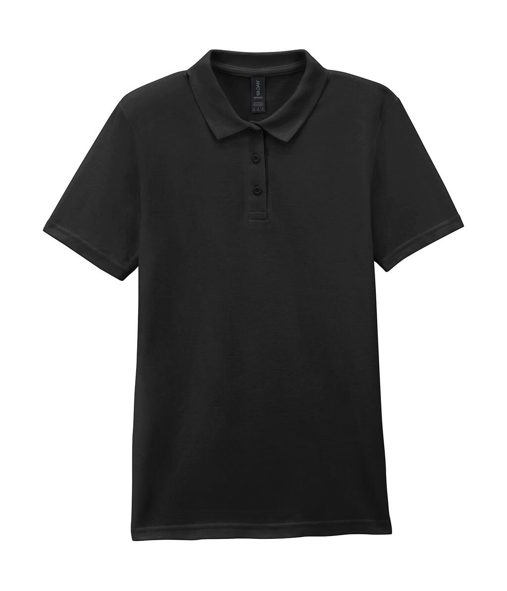 Polo piqué Softstyle Mujer Black