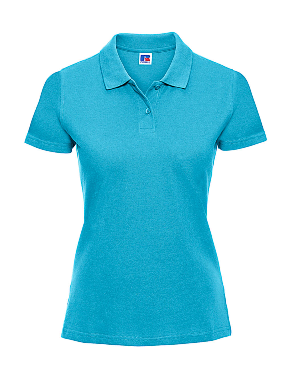 Polo piqué mujer Turquoise