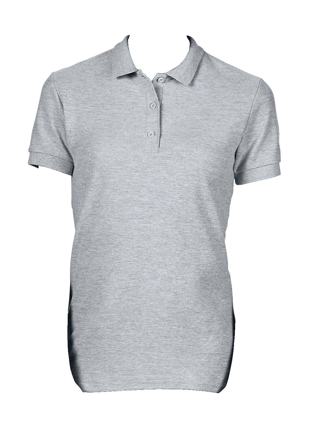 Polo piqué doble mujer Sport Grey