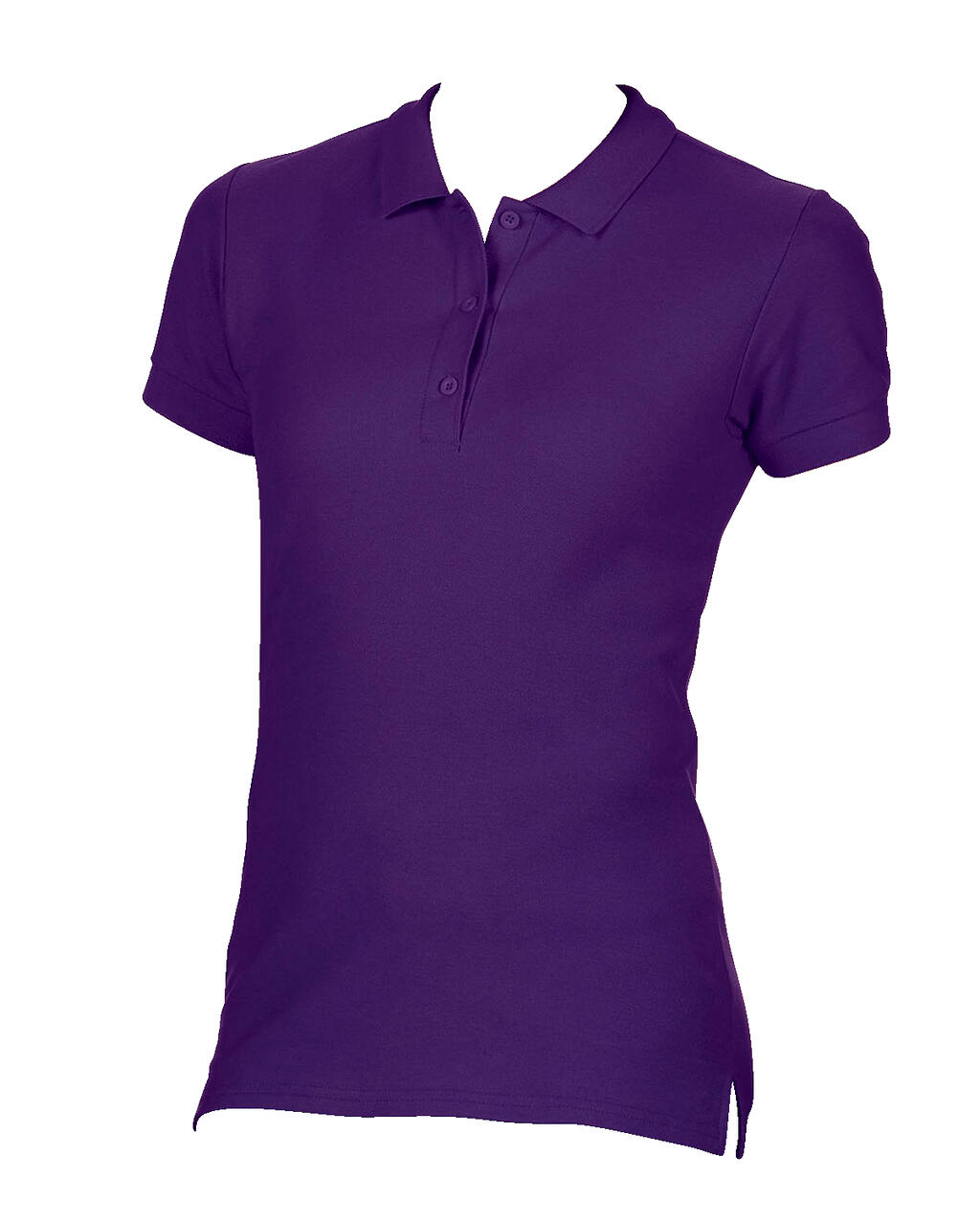 Polo piqué doble mujer Purple